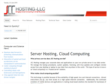 Tablet Screenshot of jcchosting.com